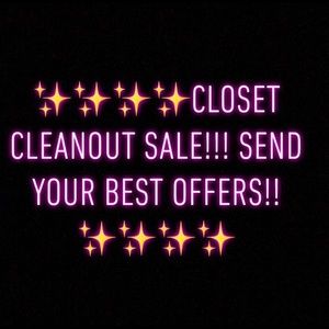 Closet Clean Out!!